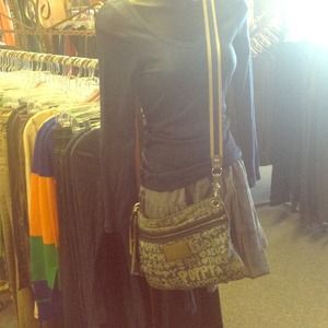 Coach poppy denim sidebag
