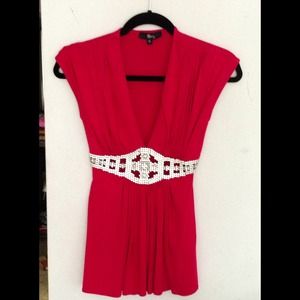 Sky Brand Top Rhinestone