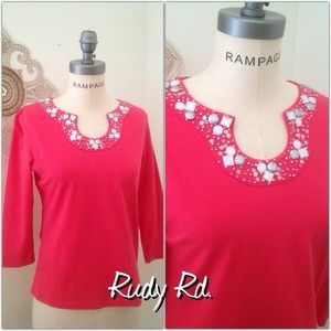 ✂️NWOT* Rudy Rd. jeweled Top