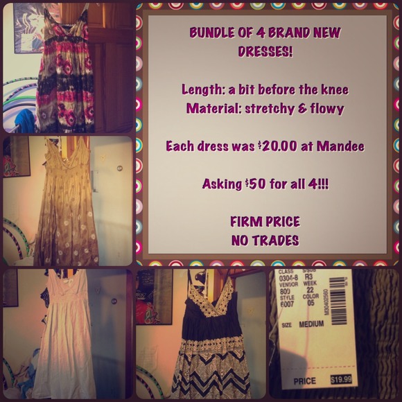 🌺BUNDLE: 4 Brand New Dresses!🌺 - Picture 1 of 1