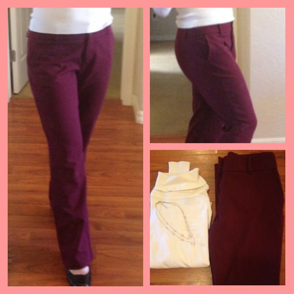 HP 11/9 Great fall/winter burgundy dress pants - Picture 3 of 3