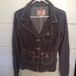 True Religion corduroy blazer jacket - Large