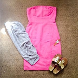 🚫SOLD🚫🌷HOT PINK J CREW DRESS🌷