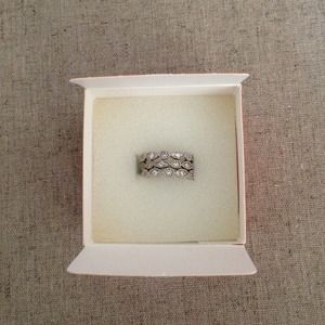 Stella & Dot Stackable Deco Rings- set of 3