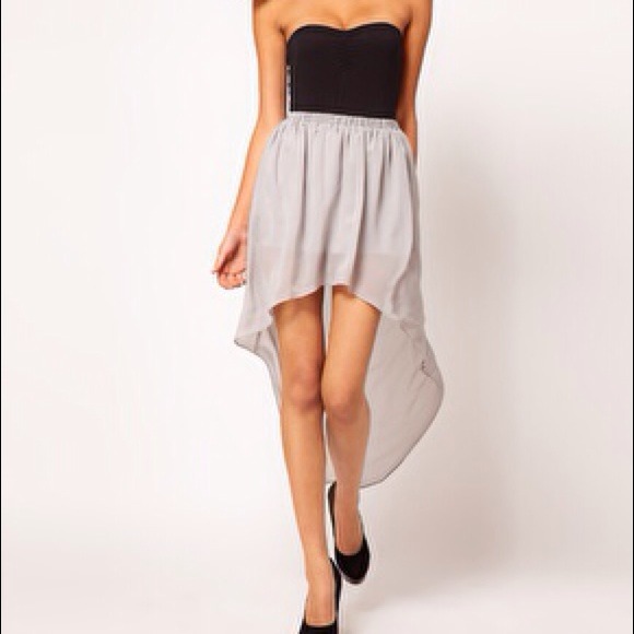 💜 ASOS 💜 High-Low Skirt - Picture 3 of 4