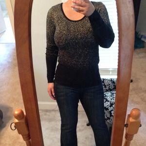 Bundle for Kelli Black and gold Sweater