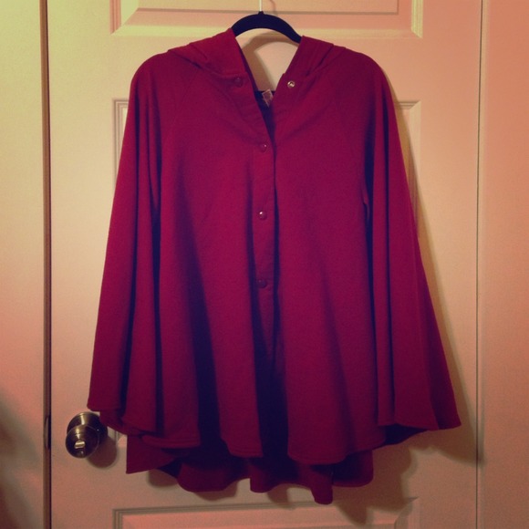 American apparel fleece cape