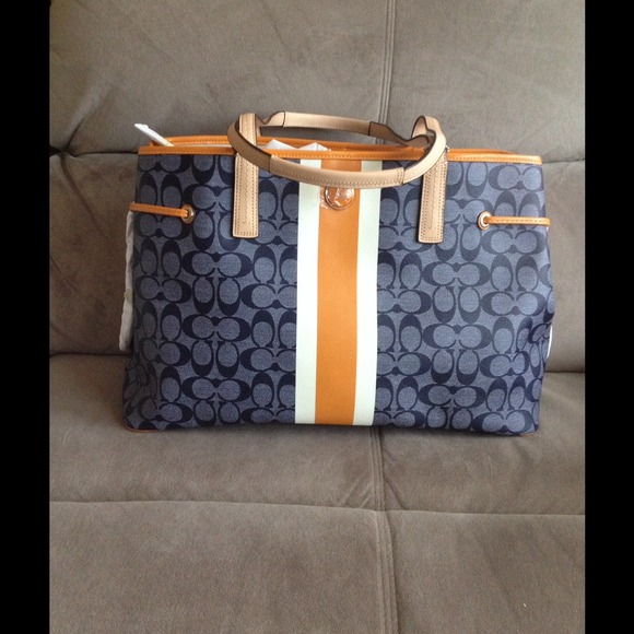 *SOLD* Coach PVC large carryall