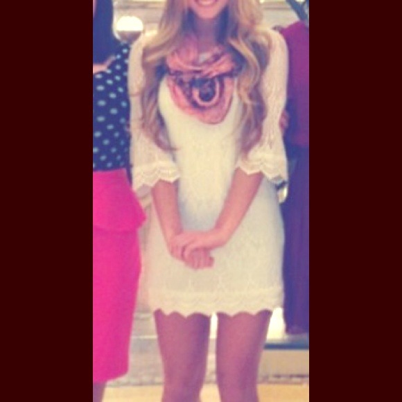White Lace Dress