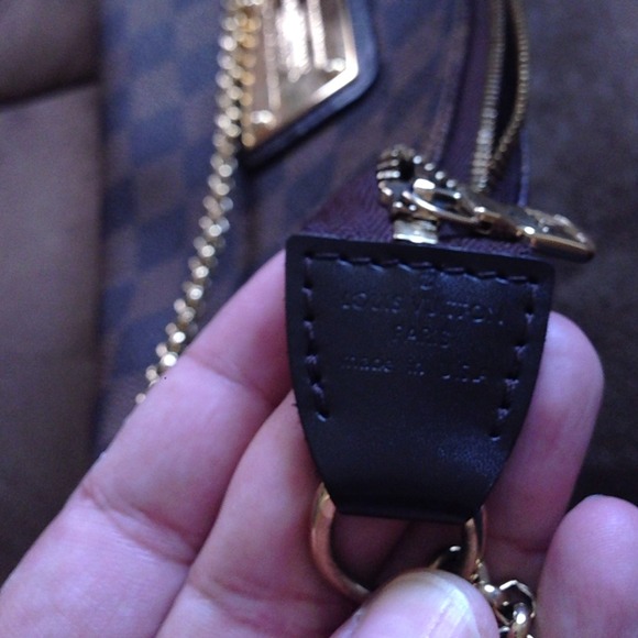 SOLD!!! Louis Vuitton Eva Clutch in Ebene Damier - Picture 4 of 4