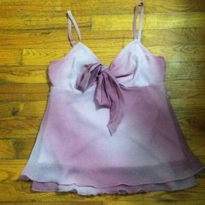 Light-dark pink with bow top.