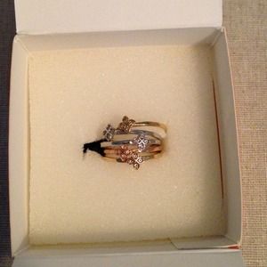 Stella & Dot Moraley Flower Stackable Bands