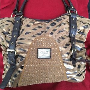 Multi Color Soft Studded Design Handbag