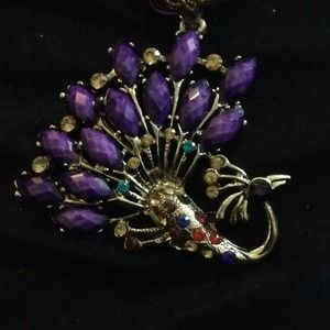 New Peacock necklace