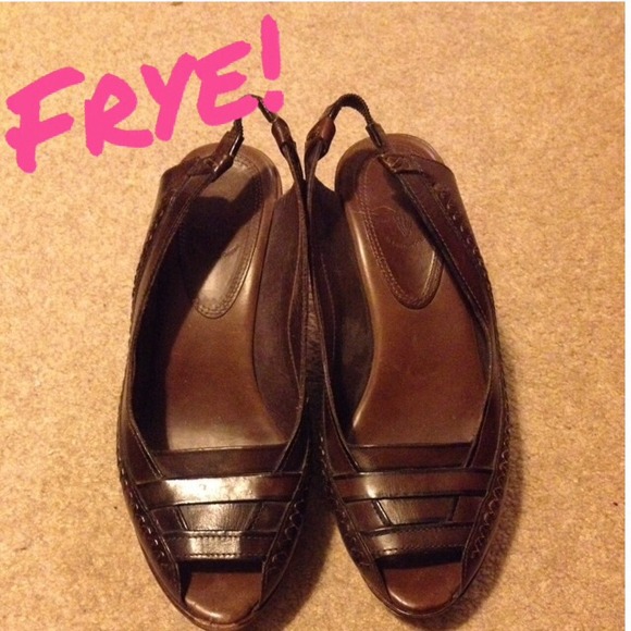 Frye brand sling back heel size 7