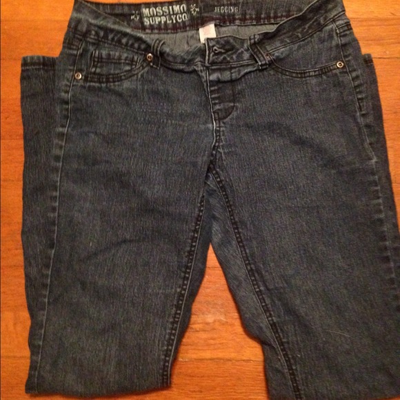 Blue jeggings