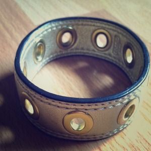 COACH leather bangle bracelet