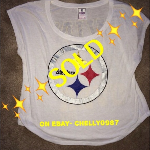 ✨SOLD EBAY✨Victoria's Secret PINK Steelers Top