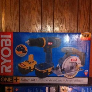 Ryobi one + stater kit.