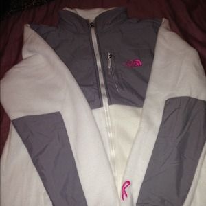 Breast cancer awareness fleece jacket