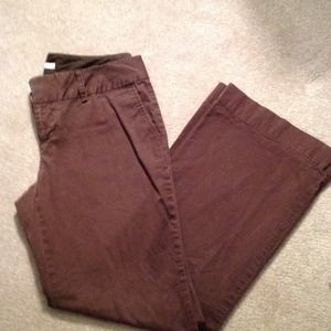 SOLD!!! Gap chocolate brown slacks