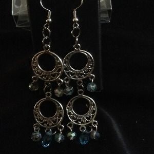 New Swarovski long earring