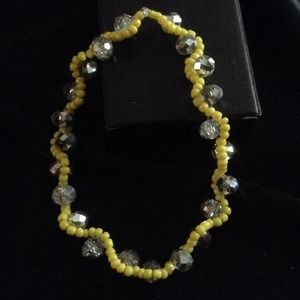 New yellow Swarovski bracelet