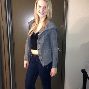 Knit jacket, backpack and boots bundle