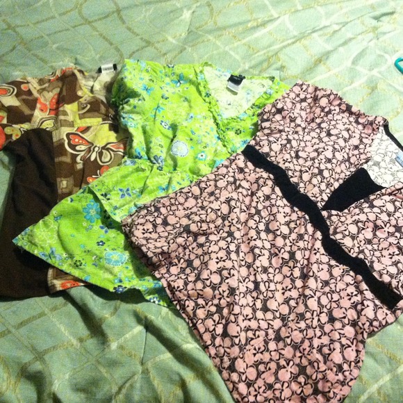 Scrub shirts