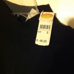 Ladies Small lightweight Talbots mock turtle black