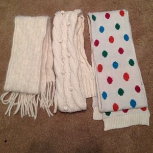 3 scarves