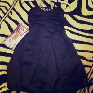 Express black evening dress