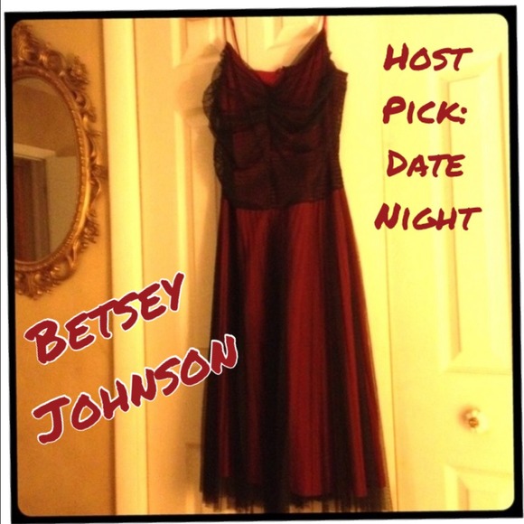 Host Pick: Betsey Johnson black + red tulle dress