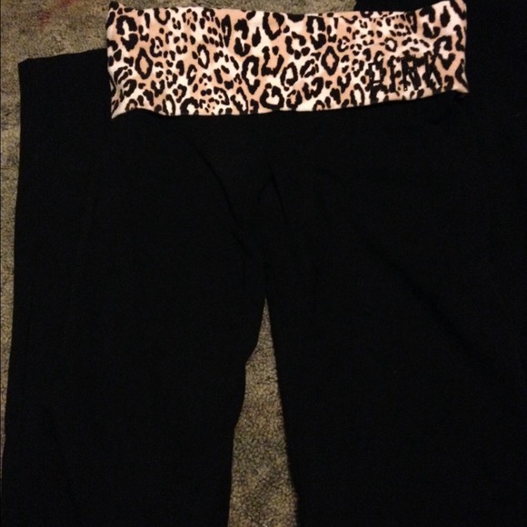 Vs yoga pants leopard