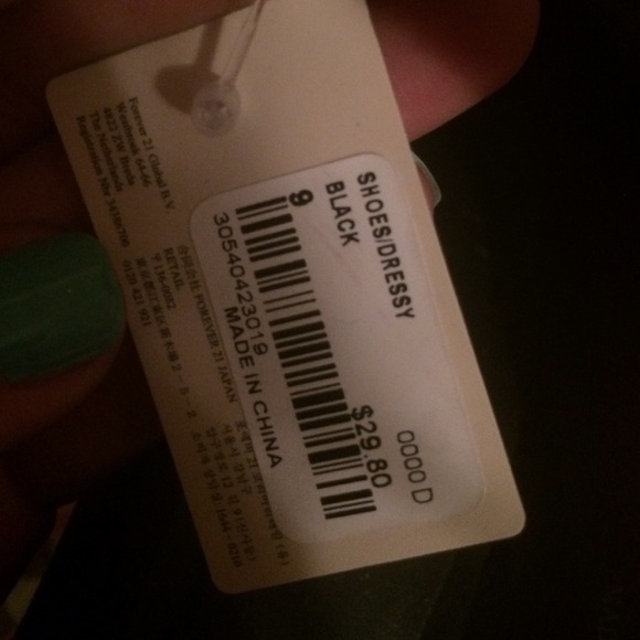 Black Heels wBow Ankle Strap - Picture 3 of 3