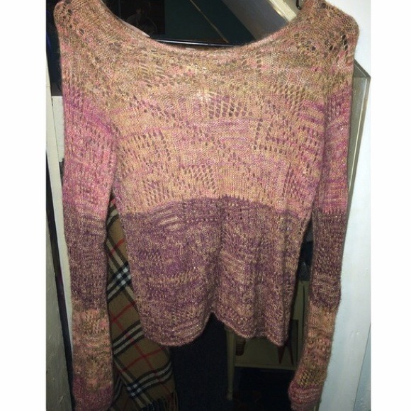 Urban Outfitters Ecoté Pink Purple Sweater