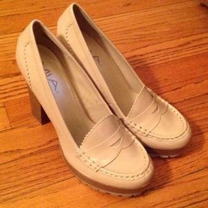 Mia Platform Patent Loafers