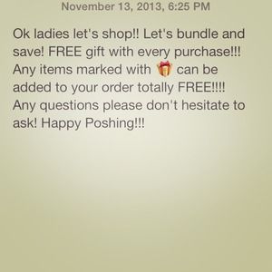 I love bundles!  FREE GIFT w Purchase!!!!!