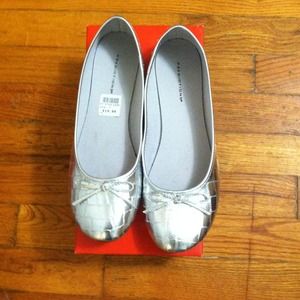 Silver flats - new never been worn