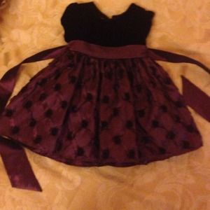 Purple rose dress by American Princesa
