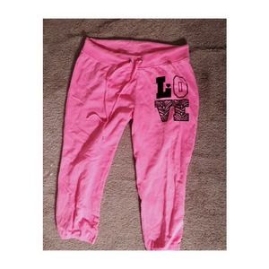Pink sweats