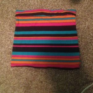 Multi-Colored Mini Skirt