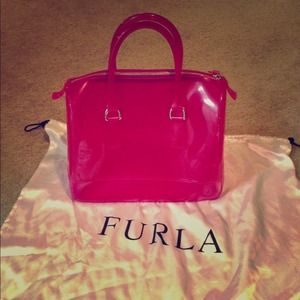 *RESERVED**** REDUCED!! Furla Jelly "Candy" Bag