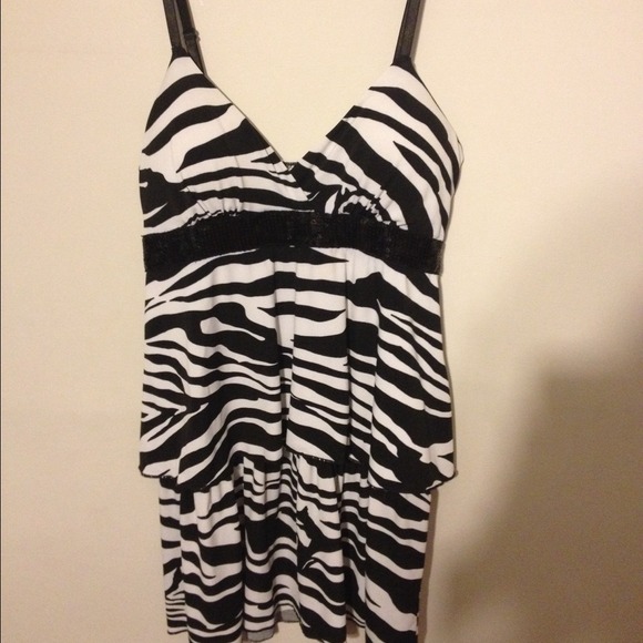 Casual zebra dress