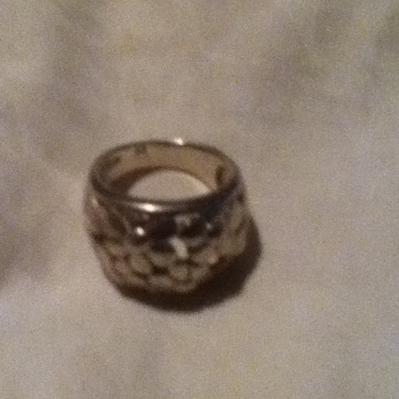 Authentic tous flower silver ring 7