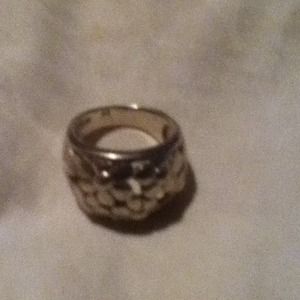 Authentic tous flower silver ring 7
