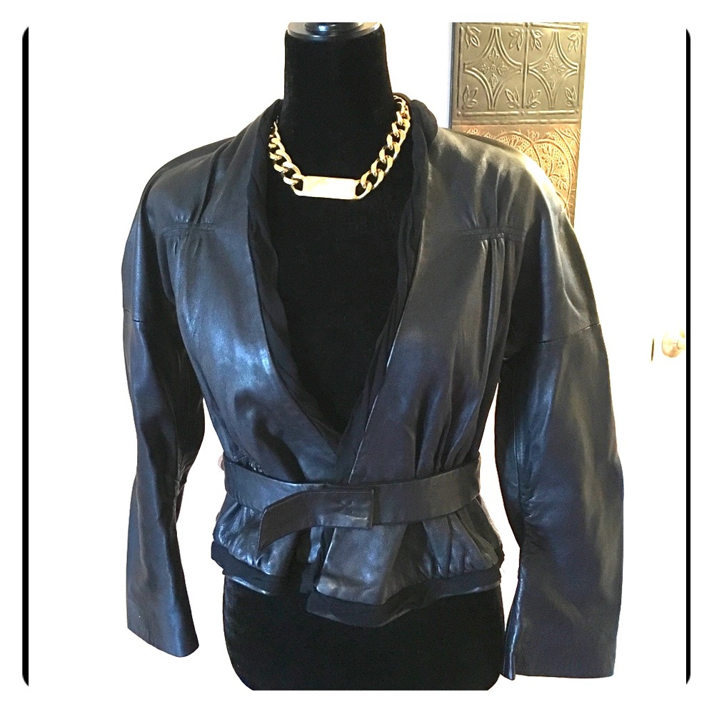 BCBG Leather Jacket