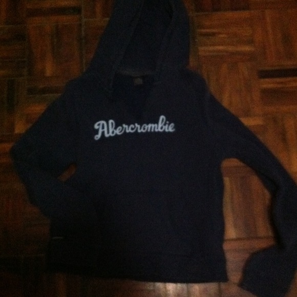 Abercrombie navy blue hoodie