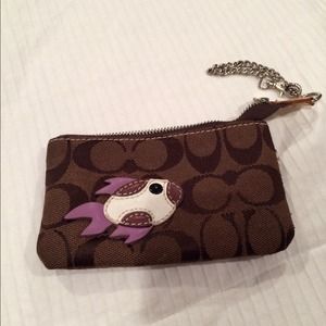 Brown coach wallette