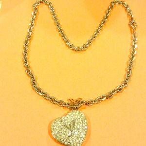 Gifted💝 Faux Louis Vuitton locket necklace!